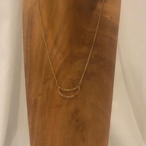 Brass Moon Necklace